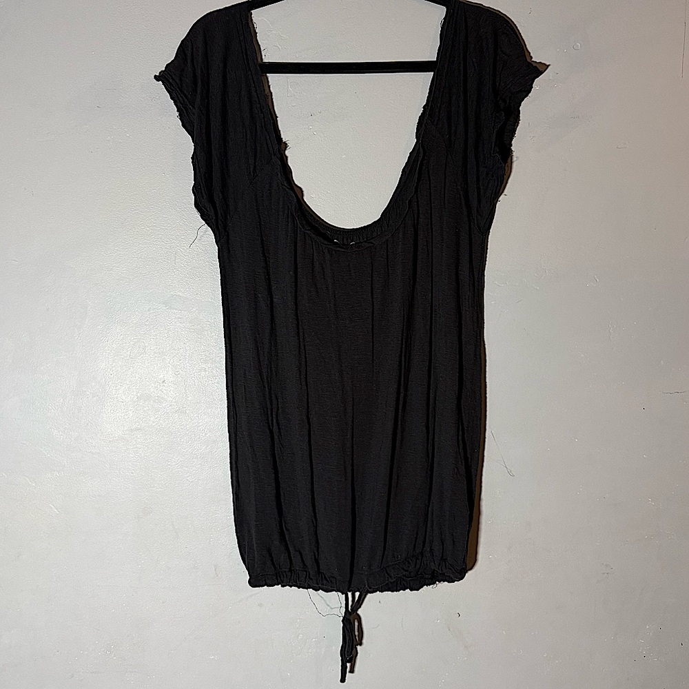 American Rag Cie Black Slouchy Top